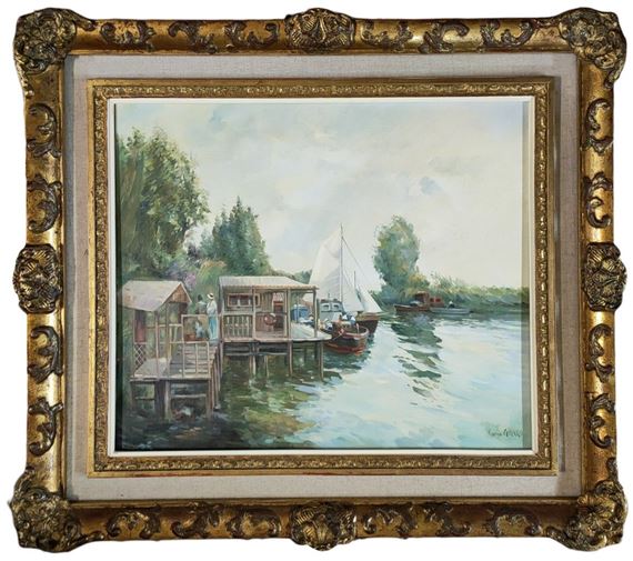 Bord de rivière animé by Karine Girard