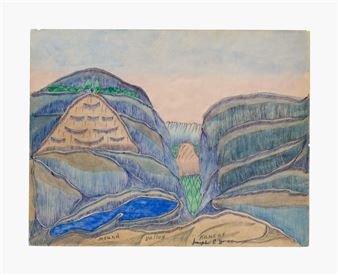 Joseph Elmer Yoakum: Inscape, By Lemaire - Galerie Derouillon (Haut Marais)
