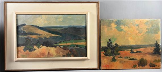 Mont Pelé à Barvaux; Fagnes by Georges Petit