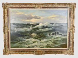 Brandung im Streiflicht by Endre von Derera