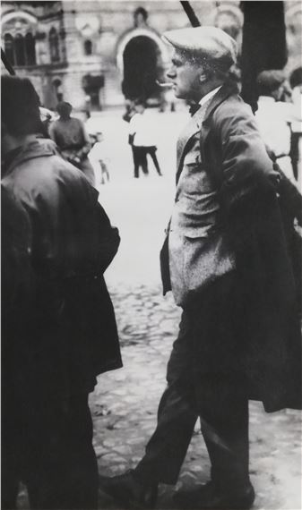 Vladimir Mayakovsky on Red Square. Moscow by Boris Ignatovich, 1929