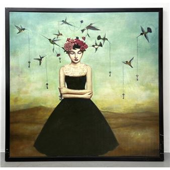 Large Duy Huynh Giclee Artwork printed on canvas - Duy Huynh