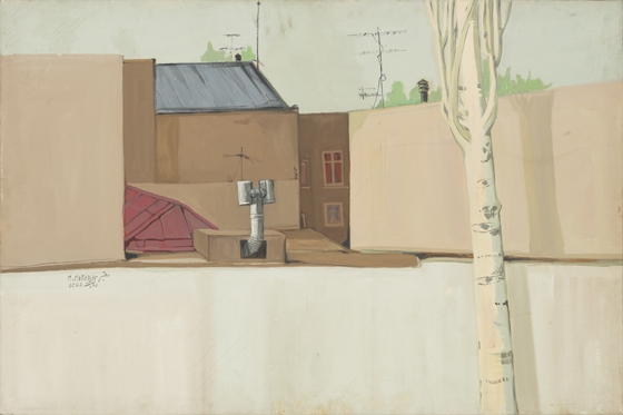 Artwork by Manouchehr Motabar, Untitled, Made of oil on canvas