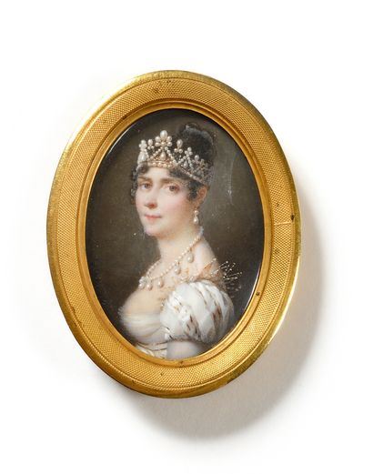 The Empress Josephine, in profile bust by Daniel Saint