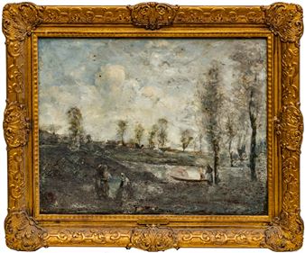UNTITLED LANDSCAPE - Claude-François-Auguste Mesgrigny