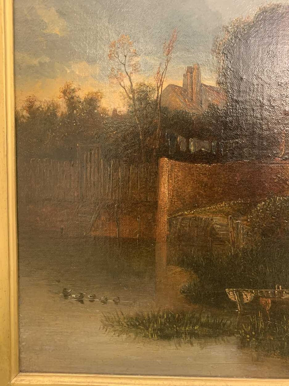 Artwork by John Berney Crome, St Martin's Gate, Made of oil on panel