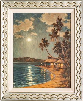 MOON OVER MEYERS BEACH - Daryl Millard