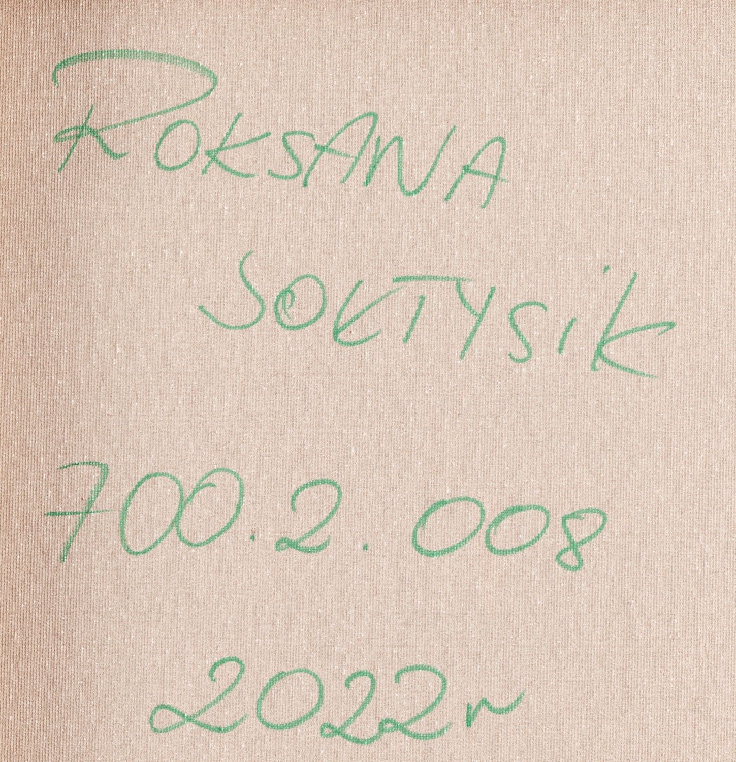 Roksana Sołtysik | 700.2.008 (2021) | MutualArt