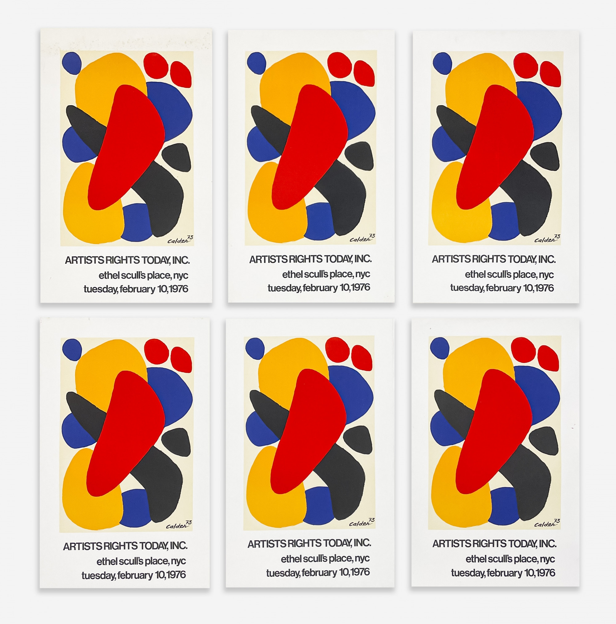 Alexander Calder | 6 Exhibition Posters | MutualArt