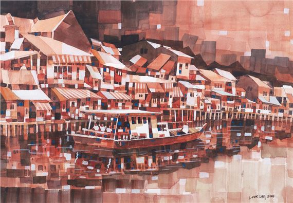 Malacca Riverside by Yong Look Lam, 2001
