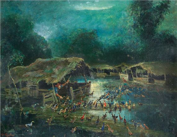 Untitled by Tan Peng Hooi, 1966