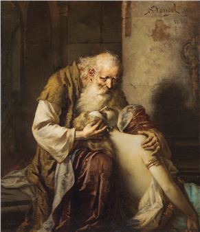 KRÓL LEAR I KORDELIA - Maurycy Sztencel