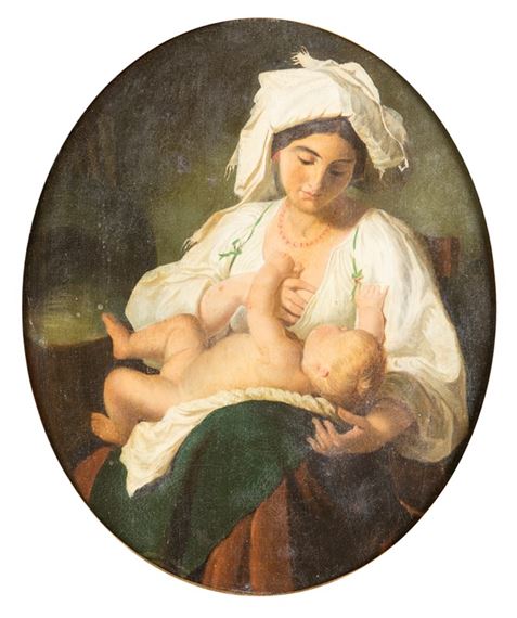Maternità by Roman School, 19th Century