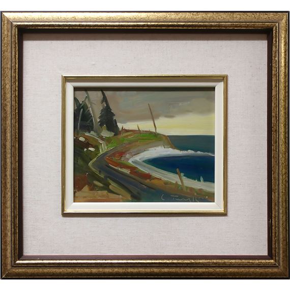 ANTICOSTI - ILE AUX PHOQUES, POINTE DU DAUPHINE by Louis Tremblay, DATED 2002