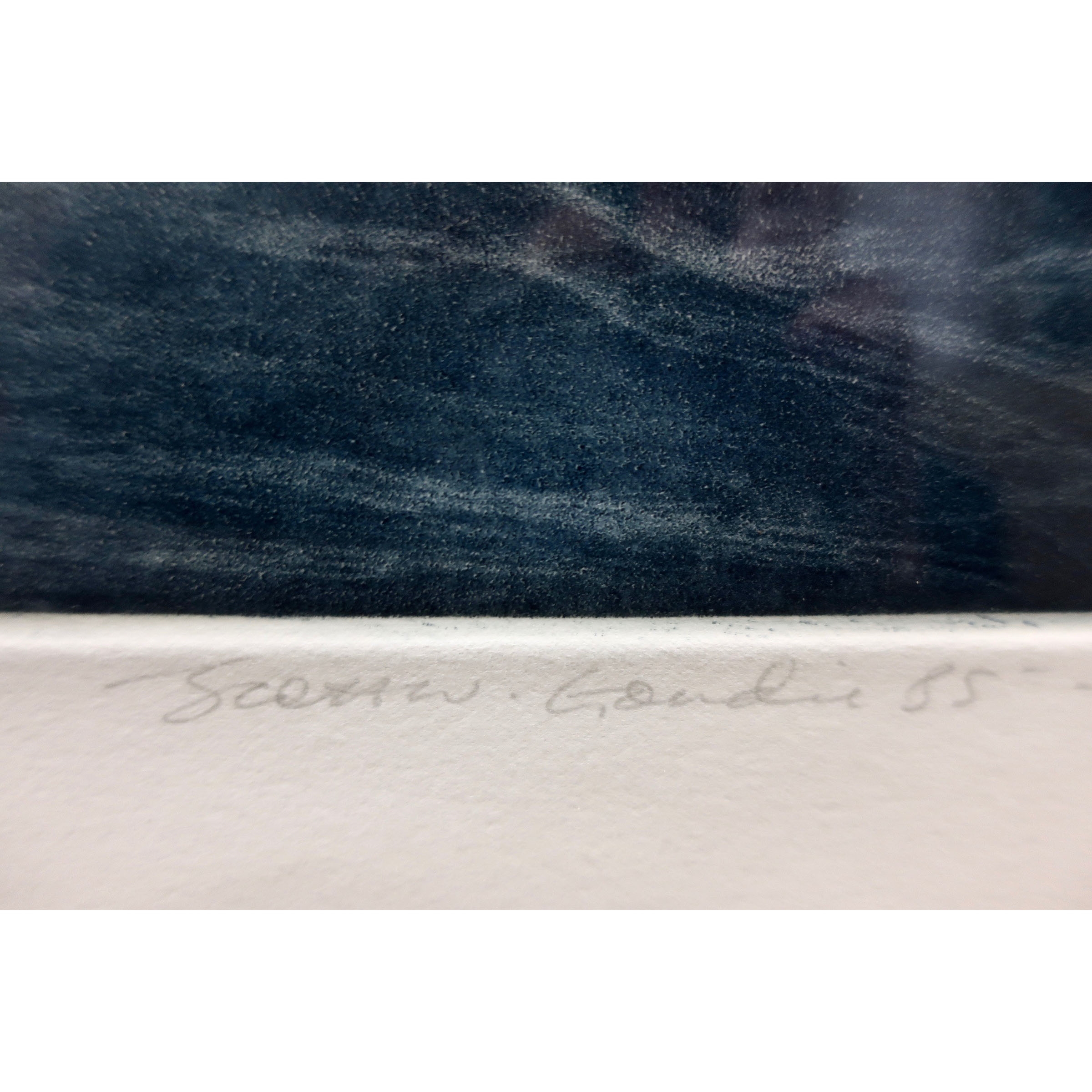 Artwork by Scott Goudie, ADLATOK RIVER III, Made of COLOUR MEZZOTINT