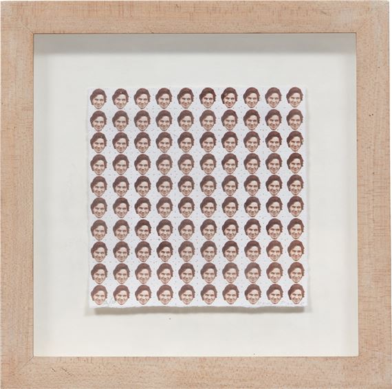 Acid Sheet: Self Portrait by Roxy Paine, 1994