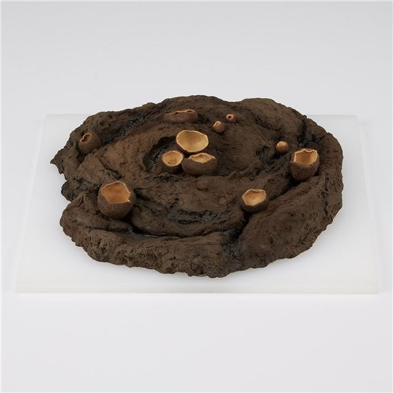 Cow Patty (Rubber Cup) by Roxy Paine, 1999