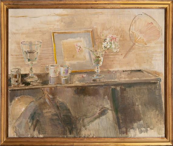 Homenaje a Nietzsche y autorretrato en el piano 1981 by Ramón Gaya