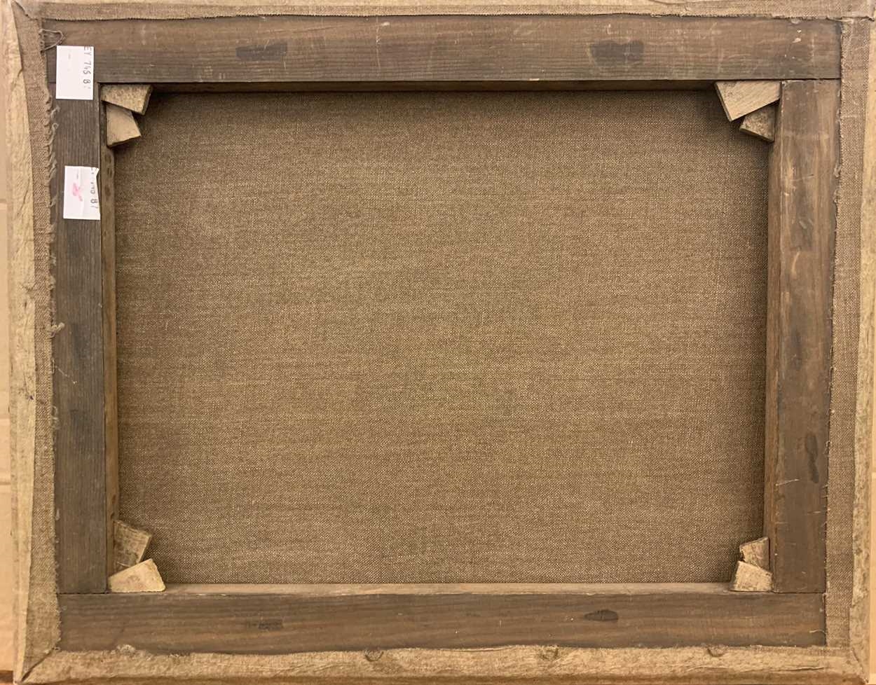 Artwork by Emil Rahm, Two dachshunds, Made of oil on canvas