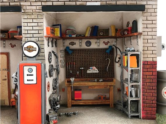 Harley-Davidson Softail Garage 1/24