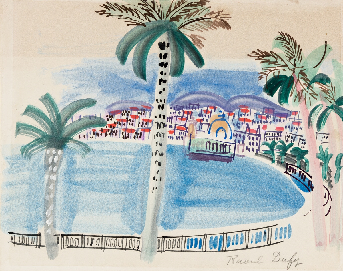 Raoul Dufy 1941 Rosen Kunstkarte 