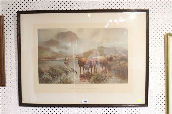 Harald R. Hall | Sunset in the Highlands | MutualArt