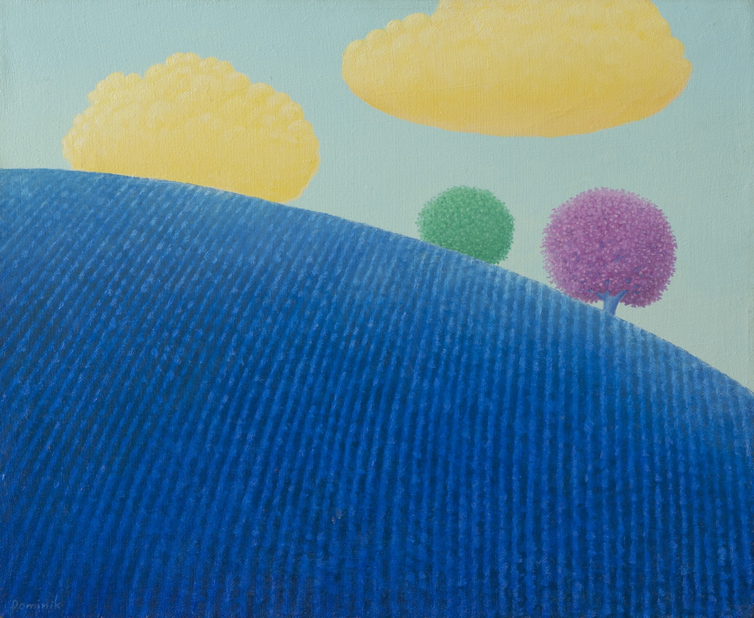 Artwork by Jakub Dominik, Landscape, Made of oil/canvas