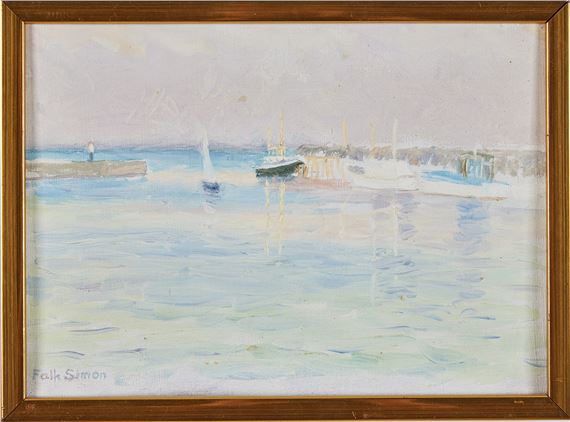 Hamnen i Viken by Greta Falk Simon, 1989-90