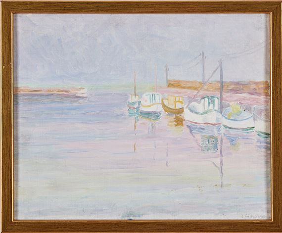 Hamnen i Viken, Skåne by Greta Falk Simon