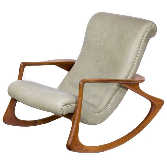 Vladimir Kagan | contour rocking chair circa 1999 (Circa 1999) | MutualArt