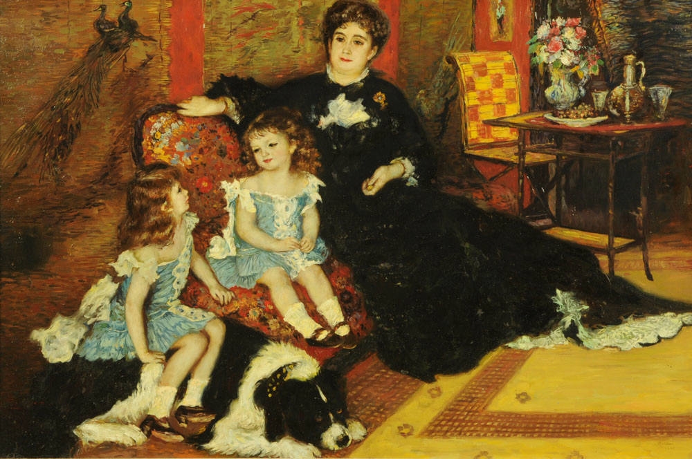 Madame Charpentier and Her Children by Pierre-Auguste Renoir, J. Wood