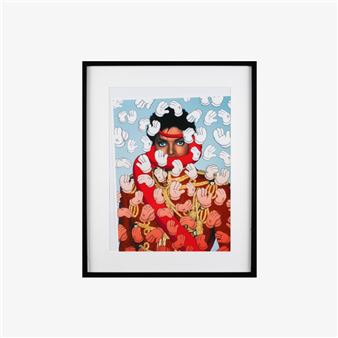 KAWS | Affiche de l'exposition Michael Jackson organisée en 2019
