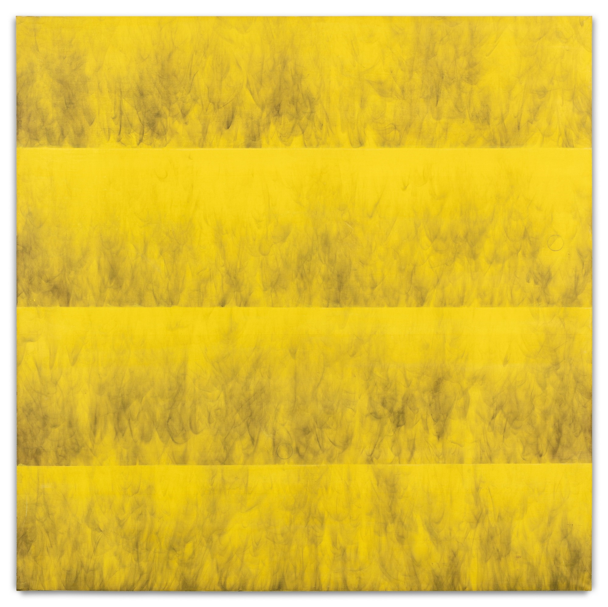 Artwork by Noël Dolla, Silence de la Fumée, Made of oil, acrylic and smoke on canvas