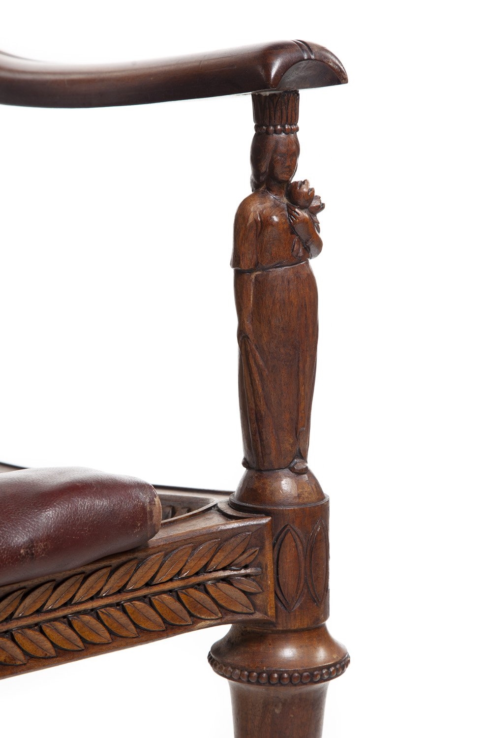 Artwork by Zygmunt Woźnowski, Czesław Woźniak, Armchairs, Made of leather, wood