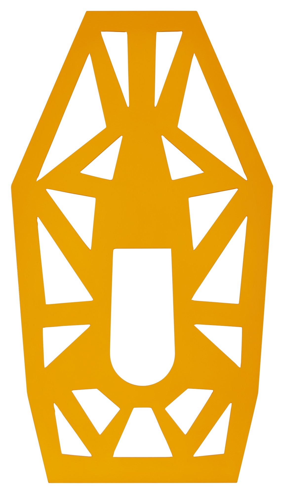 Artwork by Blair Thurman, Na-Cheez-Mo, Made of acrylic on canvas laid on wood