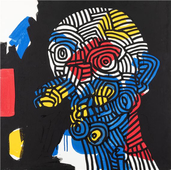 Keith Haring | Red-Yellow-Blue #9 (1987) | MutualArt