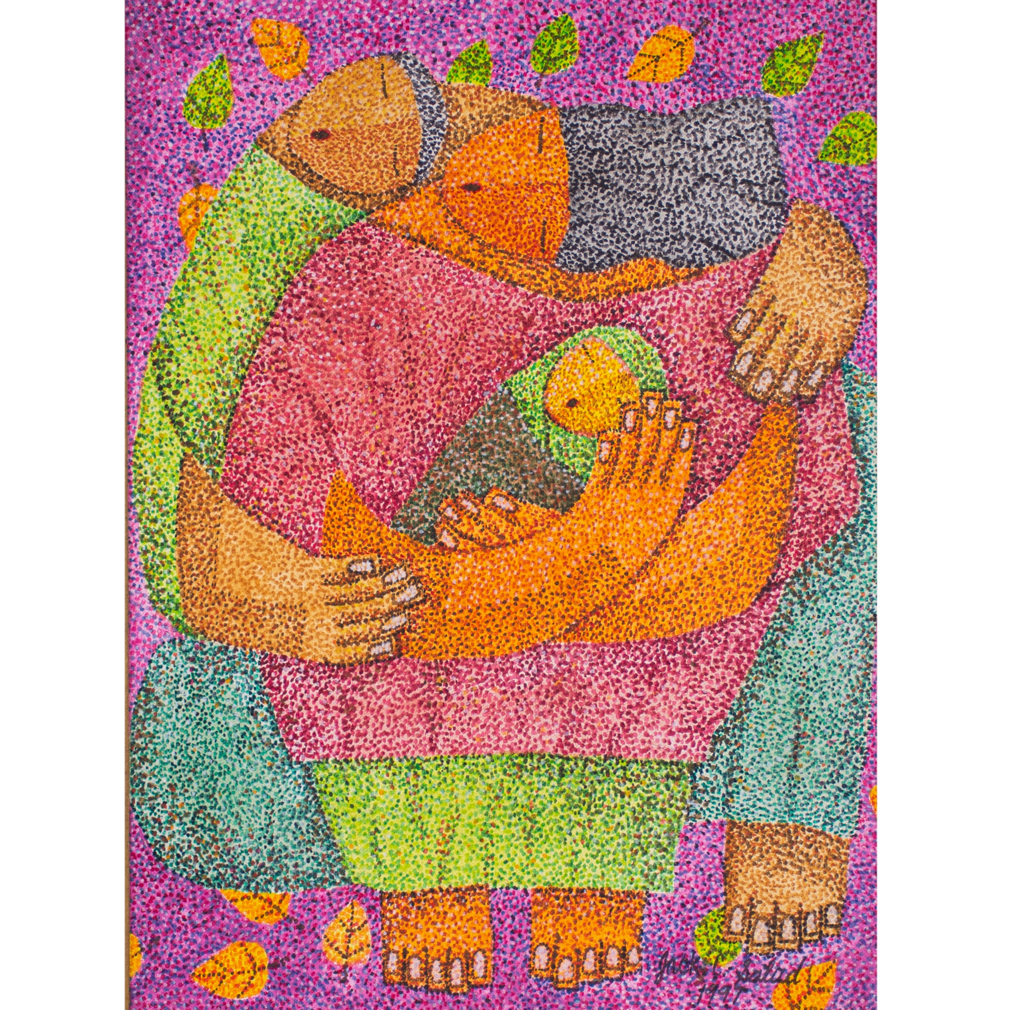 Artwork by Jack Salud, Family, Made of Oil on canvas