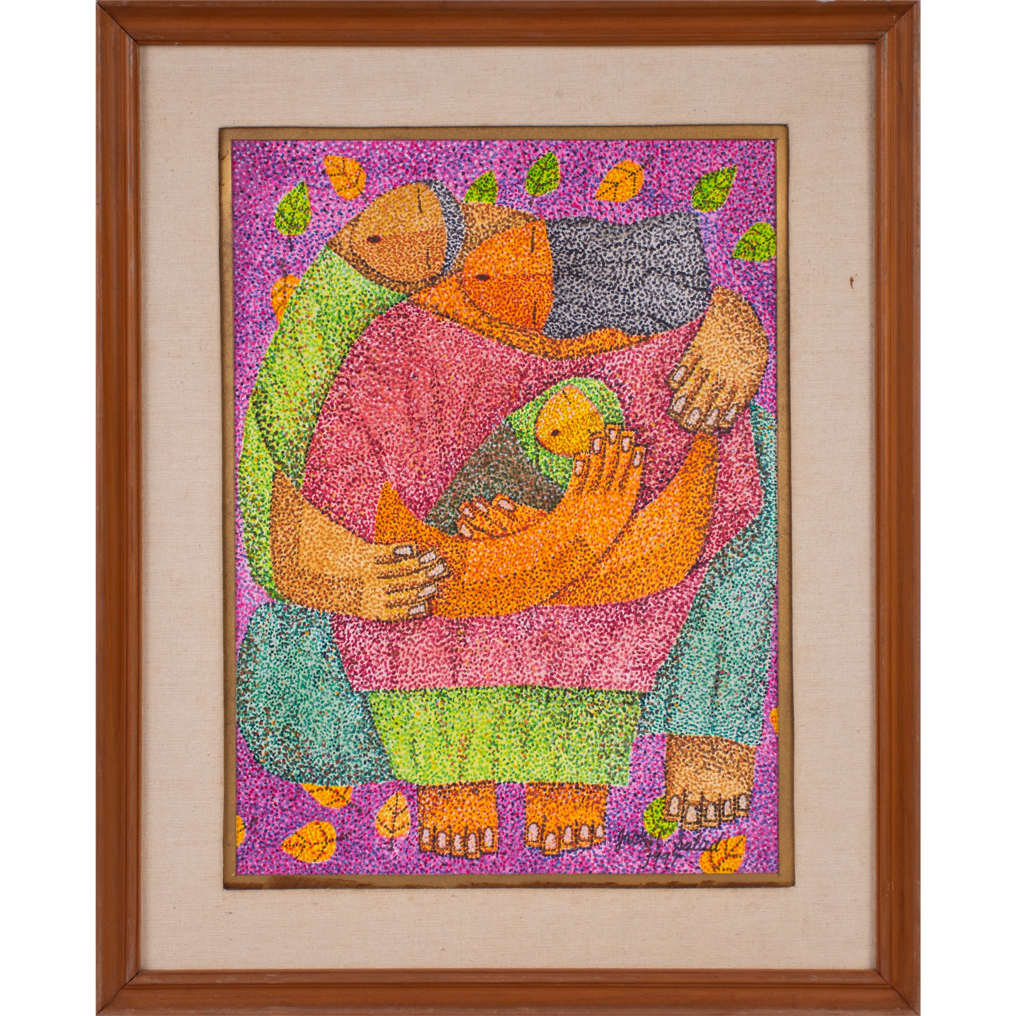 Artwork by Jack Salud, Family, Made of Oil on canvas