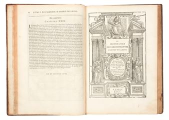 Les quatre livres de l'Architecture d'André Palladio. Mis en François. Dans lesquels, après un petit Traitté des cinq Ordres - Andrea Palladio