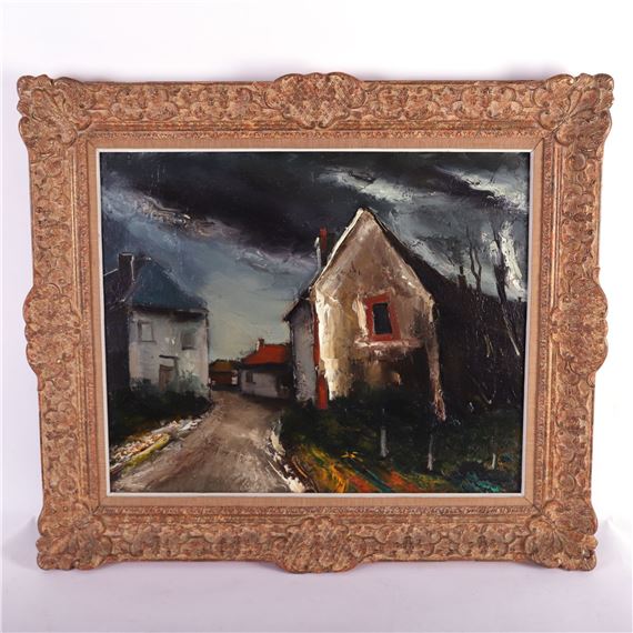 VILLAGE DE BEAUCE by Maurice de Vlaminck, circa 1939