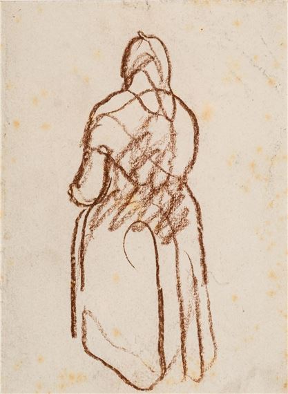 Estudio de mujer by Isidro Nonell