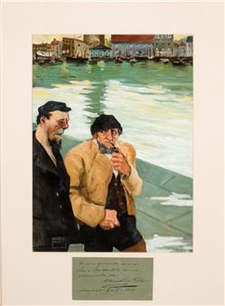 Marineros en el puerto - Mariano Felez