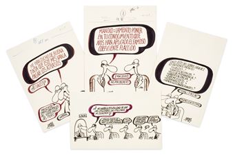 Cuatro viñetas cómicas - Antonio Fraguas de Pablo