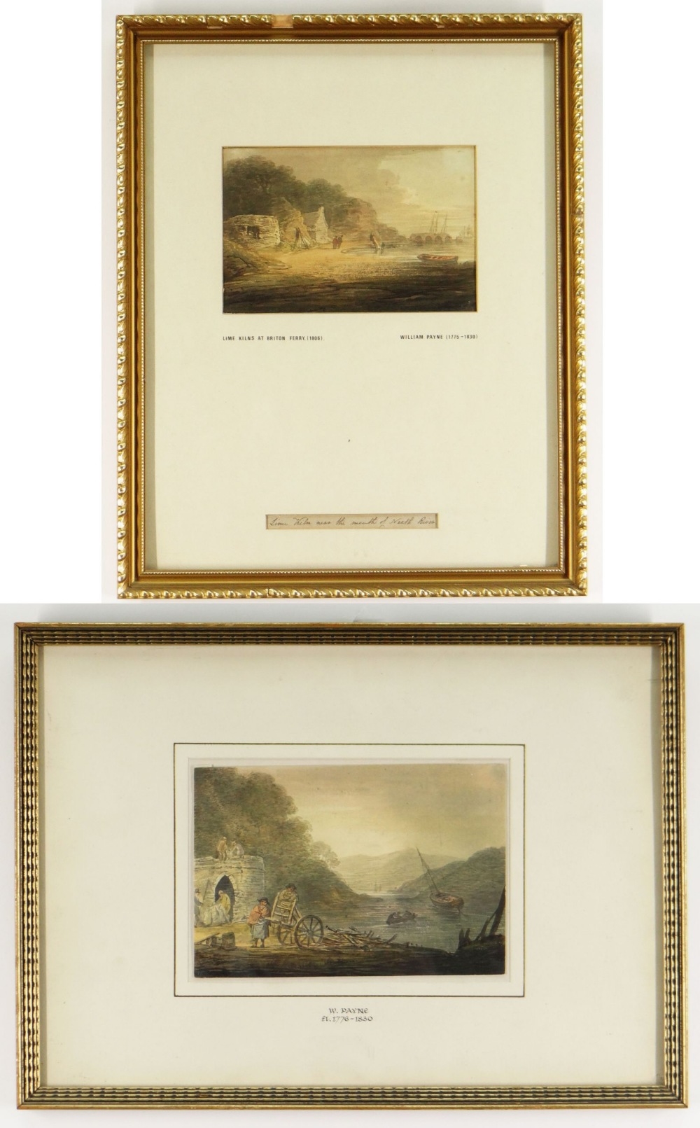 William Payne | Lime Kilns at Briton Ferry (1806) | MutualArt