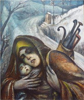 Mother and child - Pierre Jean Braecke