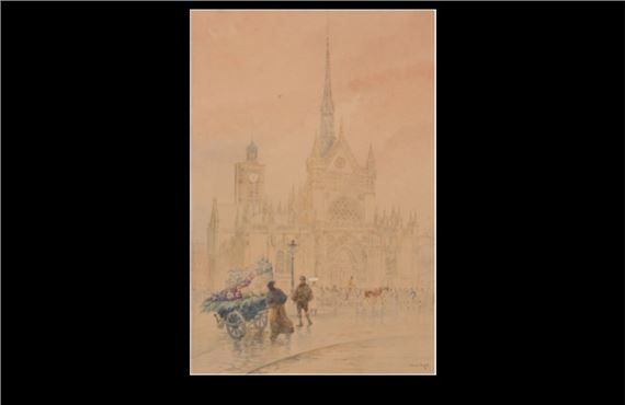 Paris, l'église Saint-Laurent by Francis Garat