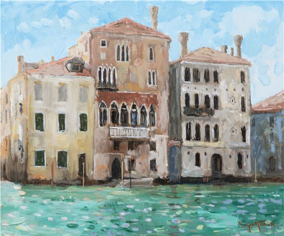 Grand Canal Venice by Marcel Gatteaux, dated 2005
