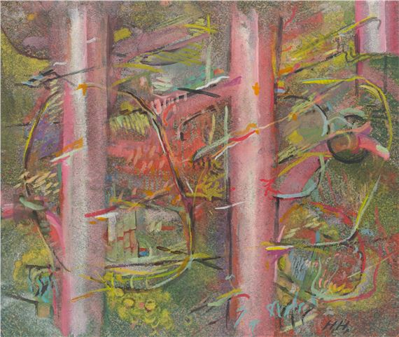 ”Blick durch den Zaun”. by Hannah Höch, 1929