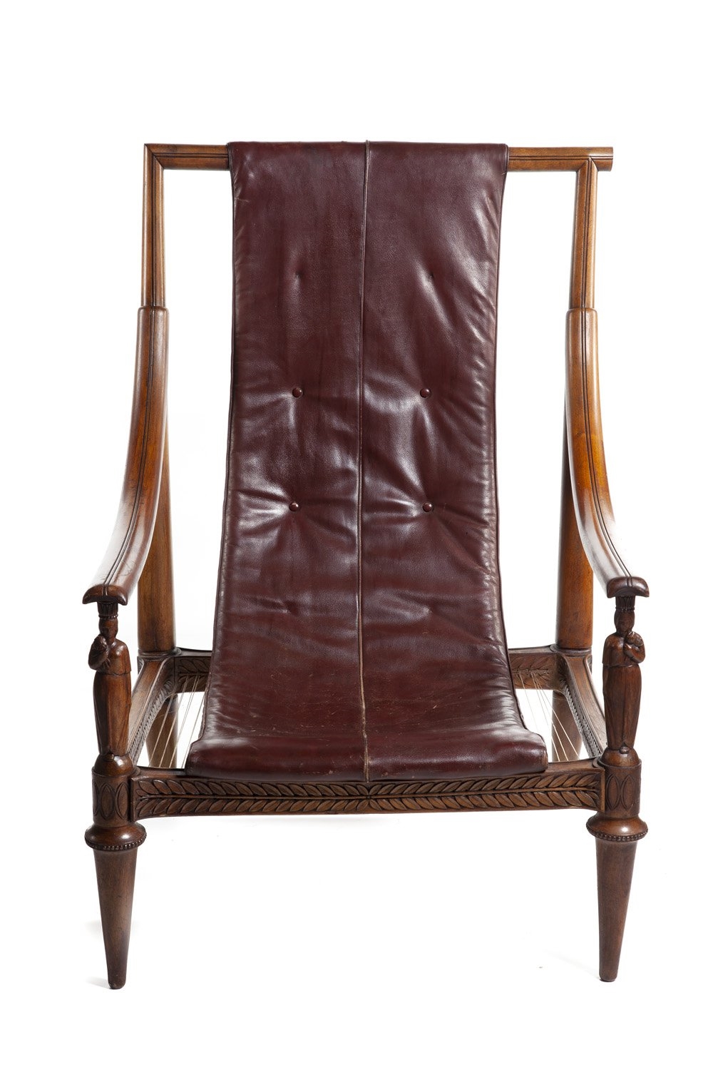 Artwork by Zygmunt Woźnowski, Czesław Woźniak, Armchairs, Made of leather, wood