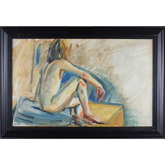 Nude Seated by Frederick Bromfield